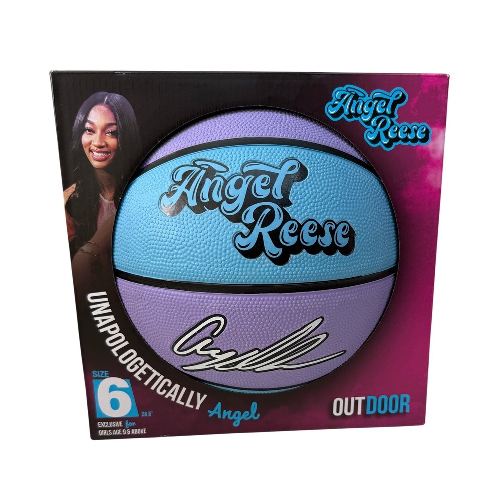 Angel Reese Unapologetically WNBA Basketball Youth 6 Purple Blue Outdoor New